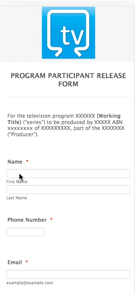 sample form